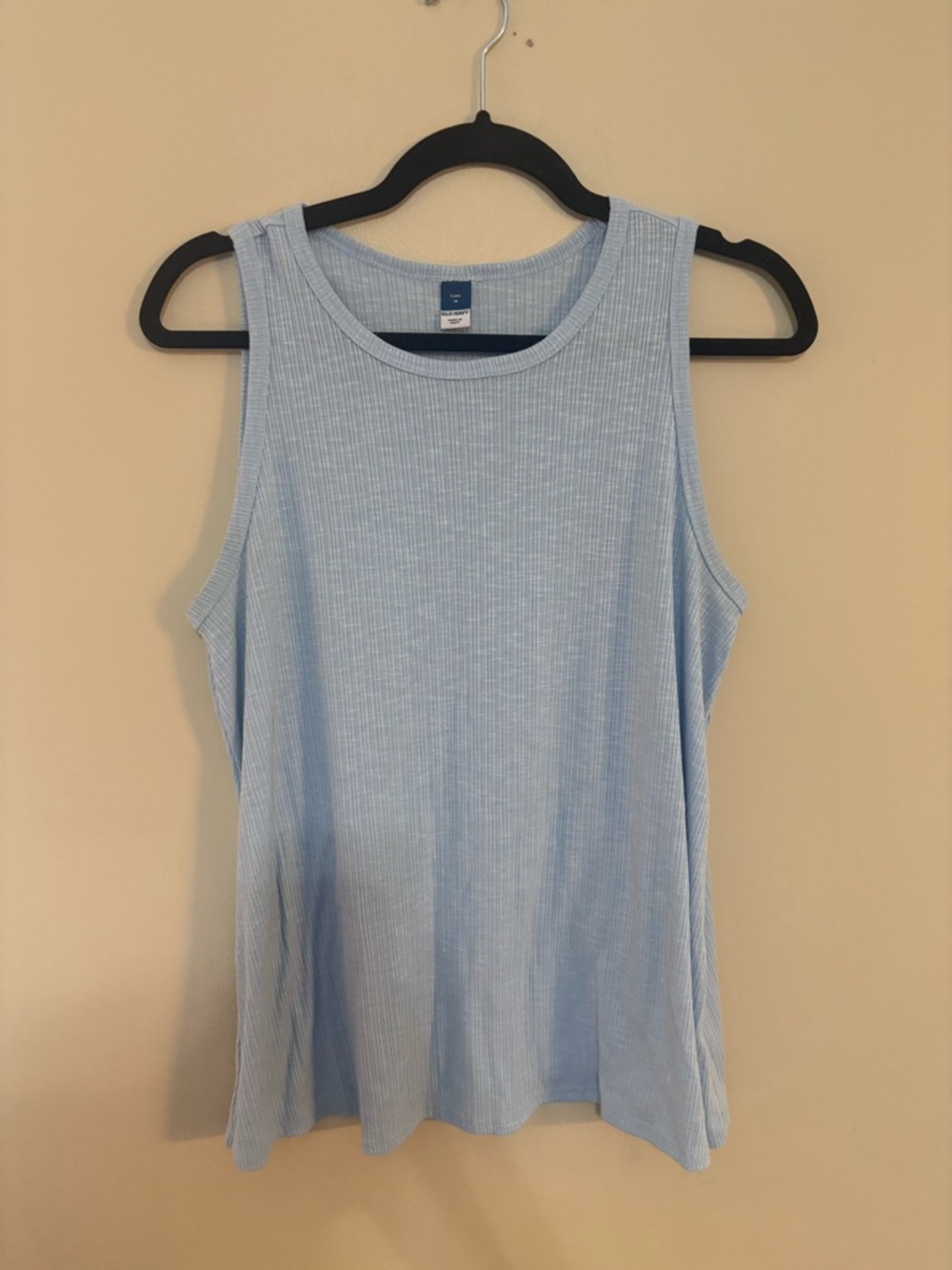 Old Navy Light Blue Ribbed Tank Top
